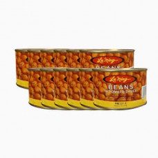 LAMING BEANS IN TOMATO SAUCE 12X227 GM فاصوليا بالطماطم لامينغ 12×227جرام