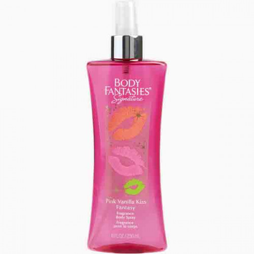 BODY FANTASIES PINK VANILA KISS 8.00 OZ بودي فانتازيز معطر الجسم بينك فانيليا كيس 236 مل