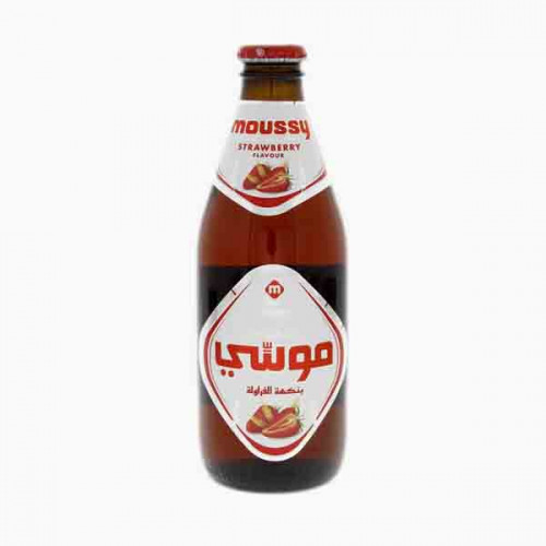 MOUSSY STRAWBERY BOTTLE 330ML مشروب موسى بنكهة الفراولة 330 ملي