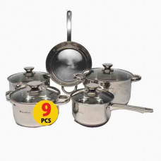 RLG 9PCS COOKWARE SET KCP 4861 طقم أواني الطبخ RLG 9 قطع