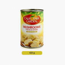 C/GARDEN MUSHROOMS PIECES & STEMS 425GM فطر مقطع ح/ كالفورنيا 425جرام