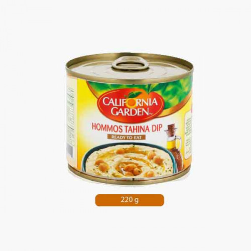 CALIFORNIA GARDEN HOMMOS TAHINA 220GM حمص بالطحينة حديقة كالفورنيا 220جرام