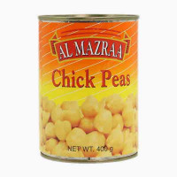 AL MAZRA CHICK PEAS 395GM حمص المزرعة 395جرام..