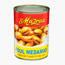 AL MAZRA FOUL MEDAMMAS 400GM فول مدمس المزرعة 400جرام