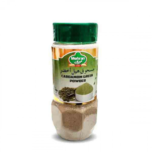 MEHRAN GREEN CARDAMOM POWDER JAR 100GM مهران هال اخضر بودرة جرة 100جرام