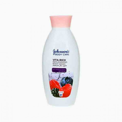 JOHNSONS BODY WASH REPLNSHNG BERRY 250ML غسول الجسم من جونسون 250ملي