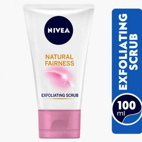 NIVEA FAIRNESS EXFLIATING SCRUB 100ML مقشر لتفتيح البشرة 100ملي