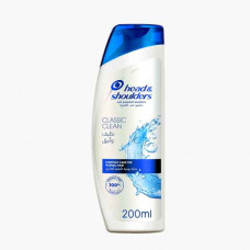 HEAD & SHOULDER SHAMPOO CLASSIC CLEAN 200ML شامبو ضد القشرة نظيف وانيق 200ملي