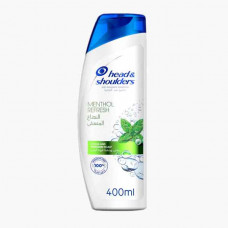 HEAD & SHOULDER SHAMP REFRESHING MENTHOL 400ML هيد اند شولدرز شامبو / النعناع المنعش 400 مل 