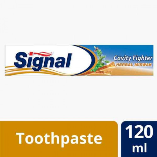 SIGNAL CAVITY FIGHTER - HERBAL MISWAK 120 ML سجنال هربل مسواك معجون الاسنان 120 مل 