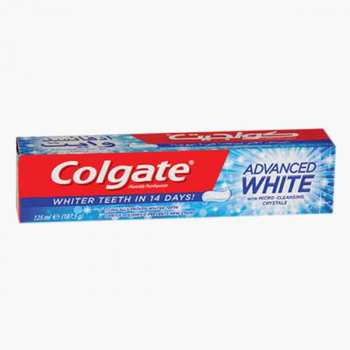 COLGATE T/PASTE ADVANCE WHITENING 125ML 0