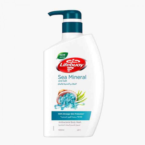 LIFEBUOY BW SEA MINERALS JARVIS 500ML غسيل اليد من لايف بوي 500ملي