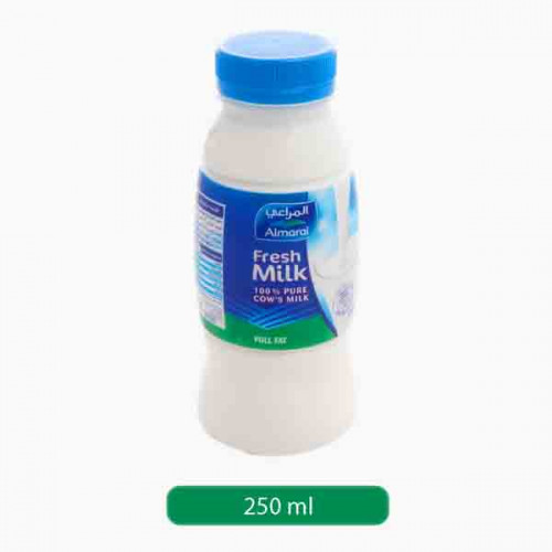 ALMARAI FRESH MILK FULL FAT 250 ML حليب كامل الدسم طازج- المراعي 250 مل 