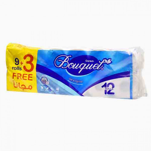 SANITA TT BOUQUET NON PERF TOILET ROLL 9+3 0