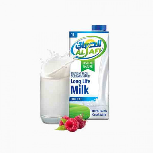 SAFIO UHT MILK FULL FAT 1L حليب كامل الدسم سافيو1ل