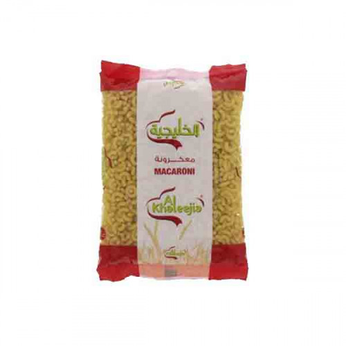 AL KHALEEJIA MACARONI ELBOW MED #710-R 400GM معكرونة يلبو الخليجية#710  400جرام