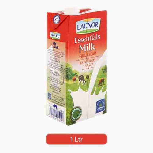 LACNOR FULL CREAM MILK 1LTR حليب كريم كامل لاكنور1لتر