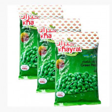 KHAYRAT GREEN PEAS 3X400 خيرات بازلاء خضراء 3 * 400 جم