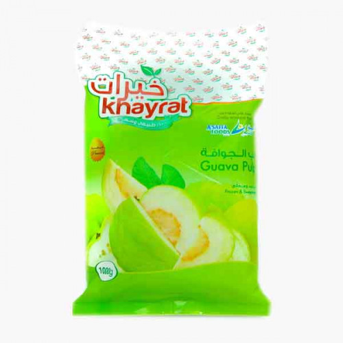 KHAYRAT FROZEN GUAVA PULP 1 KG جوافة الب مجمد خيرات 1كجم