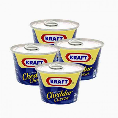 KRAFT CHEDDAR CAN EZR MULTI PACK 4X190GM جبنة كرافت شيدر4×200جرام