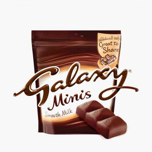 GALAXY SMOOTH MILK MINIS 150GM جالكسي حليب 150جرام