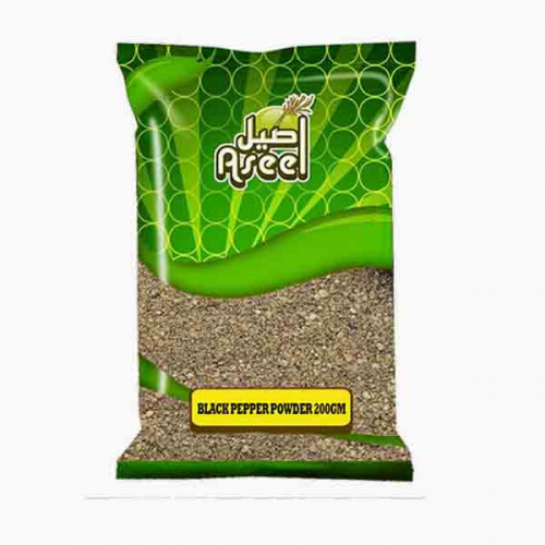 ASEEL BLACK PEPPER POWDER 200GM فلفل اسود مطحون اصيل 200جرام