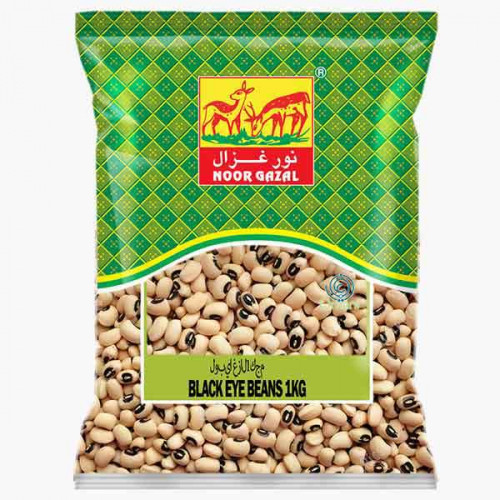 GAZAL BLACK EYE BEANS 1KG لوبيا غزال1كجم