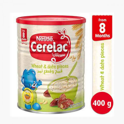 NESTLE CERELAC BL CARE WHEAT DATES PCS 400GM سيريلاك قمح مع تمر