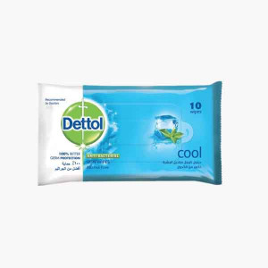 DETTOL WIPES COOL 10'S مناديل ديتول باردة..