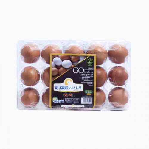 AL ZAIN EGGS WHITE/BROWN 15'S بيضة ابيض/بنى الزين 15س