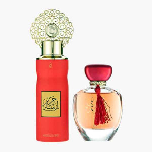LAMSAT HARIR EDP 100 ML+DEO200 ML SET عطر لمسات حر..