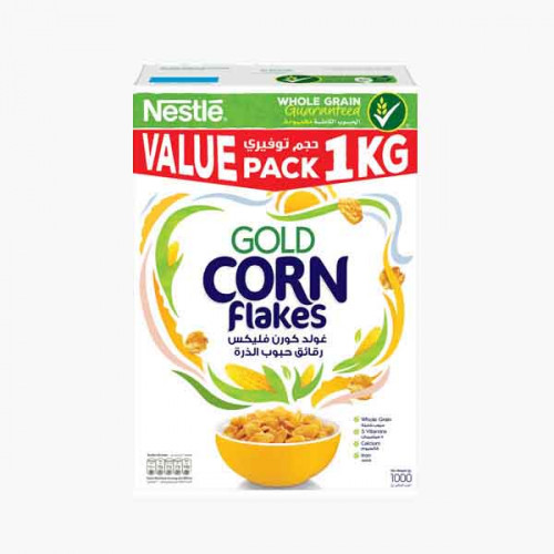 GOLD CORN FLAKES CEREAL 1KG  جولد رقائق ذرة 1 كج