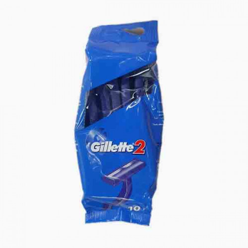 GILLETTE G2 DISPOSABLES 10'S NEW جيليت شفرة حلاقة 10 حبة 