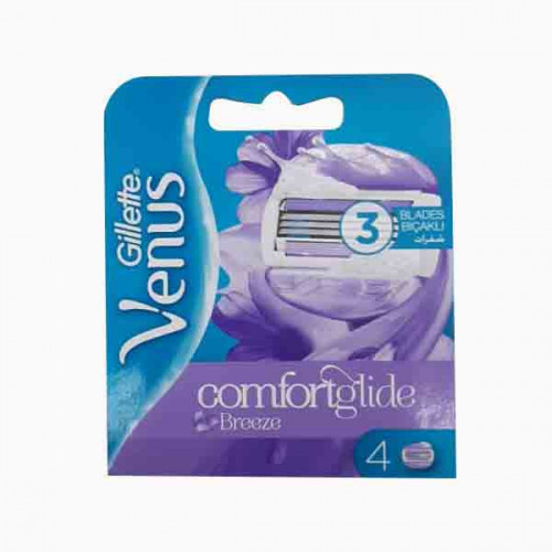 GILLETTE VENUS BREEZE BLADES 4;S جيليت شفرات الحلاقة 4  حبات 