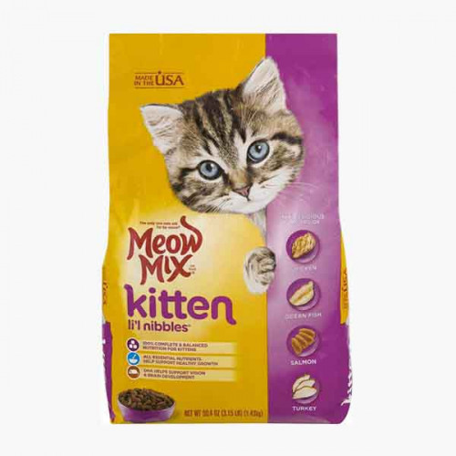 MEOWMIX KITTEN LIL NIBBLES 1.42KG اكل القطط مياو ميكس  1.42 كغ 