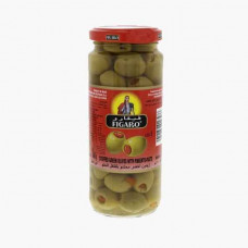 FIGARO STUFFED OLIVE GREEN 200GM زيتون اخضر فيجارو 200جرام