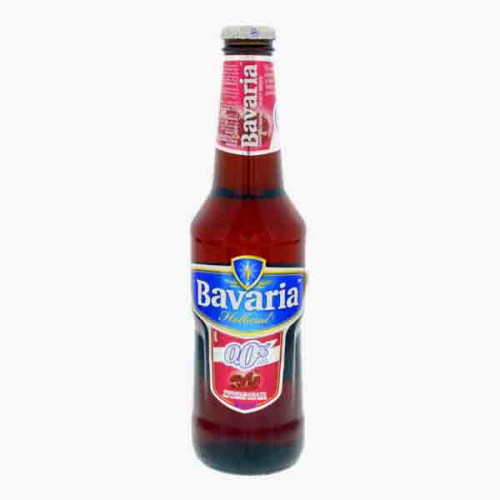 BAVERIA NON ALCHOHOLIC BEER BOTTLE  POMEGRANTE 330ML بافاريا شراب غير كحولي بالرمان 330 مل 