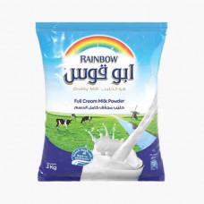 RAINBOW FULL CREAM MILK POWDER 2 KG POUCH مسحوق حليب ابوقوس2كجم