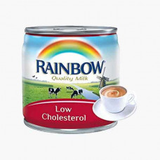 RAINBOW EVAPORATED MILK CHOLESTEROL FREE 170GM حليب ابوقوس خالي من الدهون 170جرام