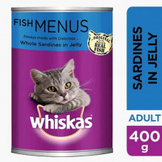 WHISKAS SARDINES IN JELLY 400GM 0