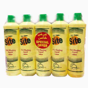 SITE DISH WASH LIQUID 5X400ML غسيل الاواني 5*400مل..