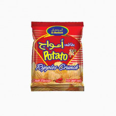 AL MUDHISH FRESH POTATO RIPPLE CRUNCH 75GM بطاطس طازج المدهش 75ج