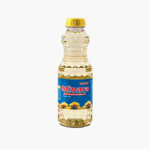 MINARA PURE SUNFLOWER OIL 750ML زيت نقي دوار الشمس مينارا 750مل