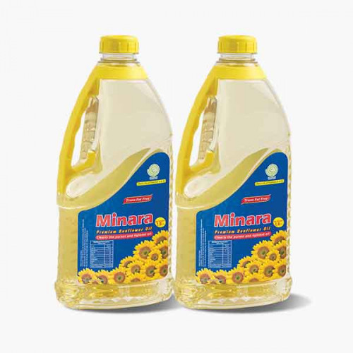 MINARA FRYING OIL 2X1.8LTR زيت قلي مينارا 2×1.8لتر