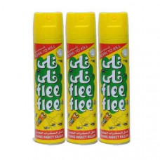 FLEE-FLEE FLYING INSECT KILLER (YELLOW) 400ML 2+1FREE 0