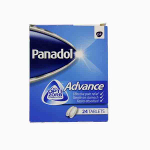 PANADOL ADVANCE 24S بانادول ادفانس 500غم 24 حبة..