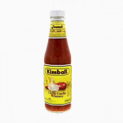 KIMBALL CHILLI & GARLIC SAUCE 325GM شطة فلفل& ثوم كيمبال 325جرام