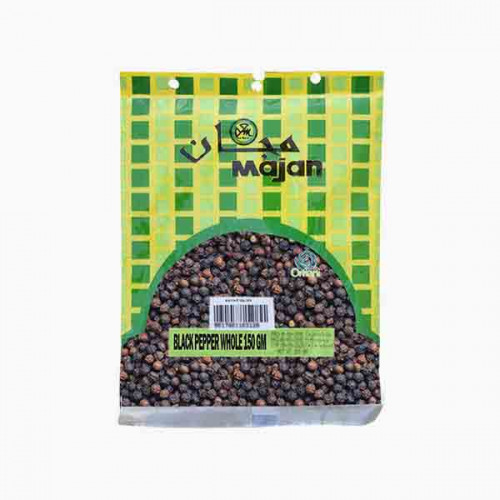 MAJAN BLACK PEPPER WHOLE 150 GM فلفل اسود مجان 150جرام