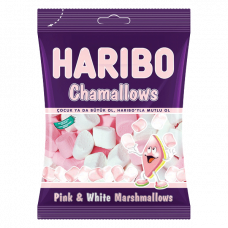 HARIBO CHAMALLOWS PINK&WHITE 70Gشاملوس هاريبو70جرام