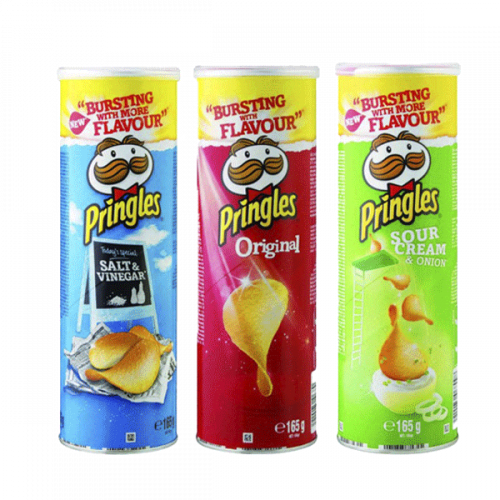 PRINGLES 3X165 15% ASSTDبرينجلز3×165متنوع